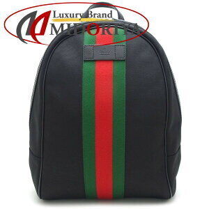 Gucci Sherry Line Backpack Black Canvas